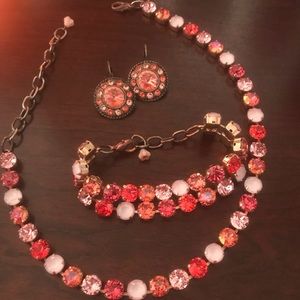 Swarovski crystals jewelry set